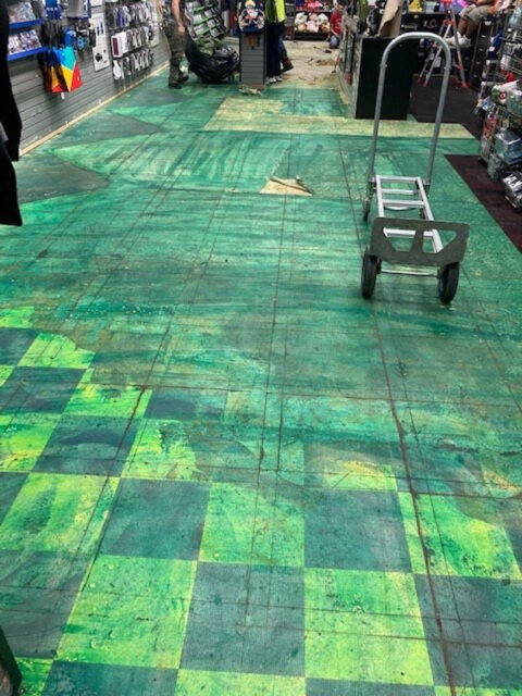 Commerical flooring renovation underway by GFC