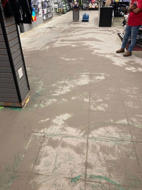 Commerical flooring renovation underway by GFC