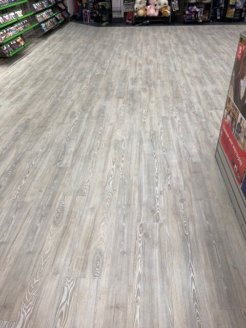 Commercial flooring renovation project completed by GFC