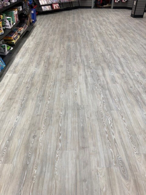 Commercial flooring renovation project completed by GFC