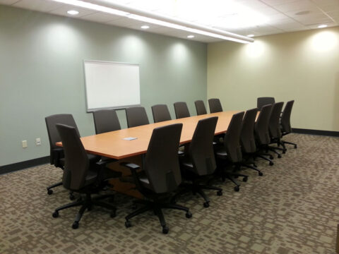 Upgraded commercial flooring renovation project completed by GFC