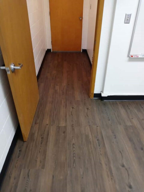 Somerset ISD vinyl flooring renovation completed work by GFC