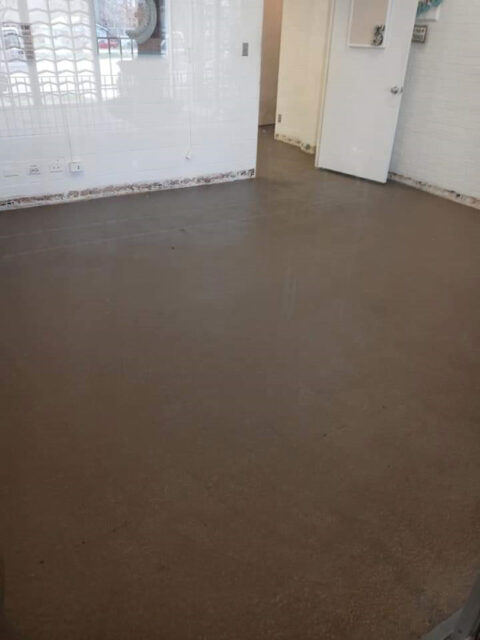 Somerset ISD vinyl flooring renovation prep work underway by GFC