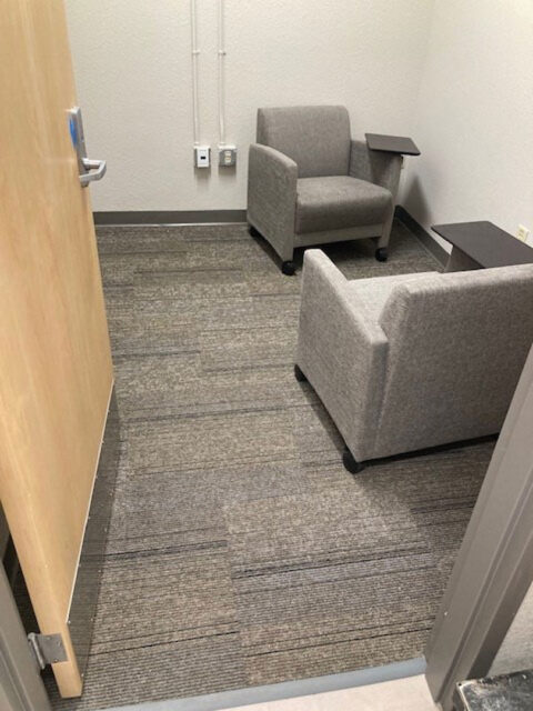 Commercial flooring renovation project completed by GFC