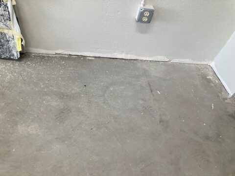 Commercial flooring renovation project in progress by GFC