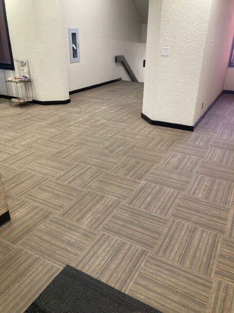 Commercial flooring renovation project completed by GFC