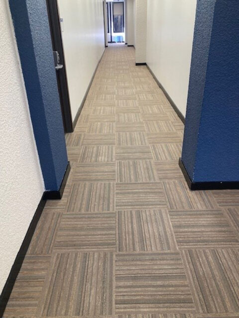 Commercial flooring renovation project completed by GFC