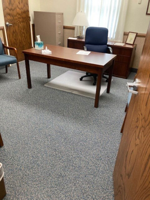 Commercial flooring renovation project completed by GFC