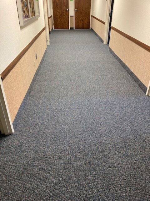 Commercial flooring renovation project completed by GFC