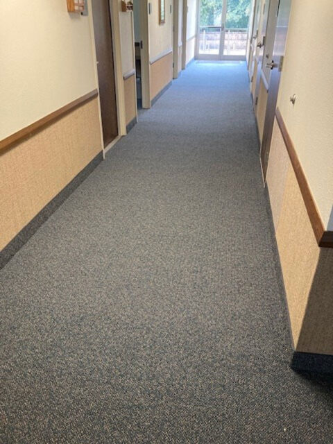 Commercial flooring renovation project completed by GFC