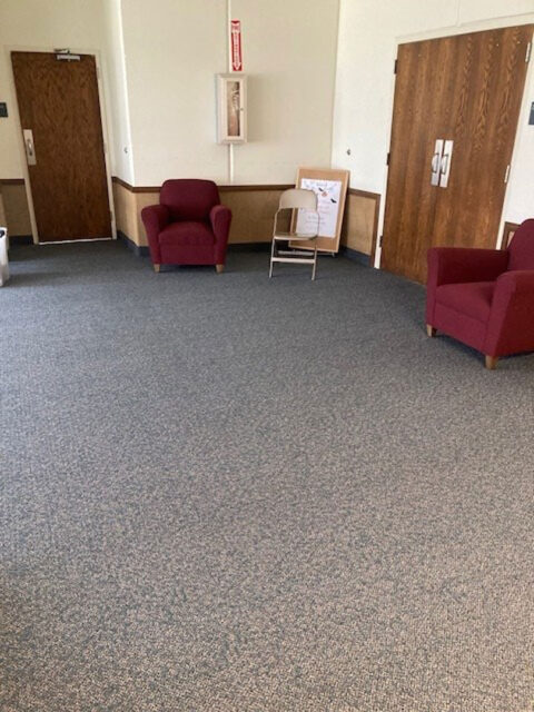 Commercial flooring renovation project completed by GFC