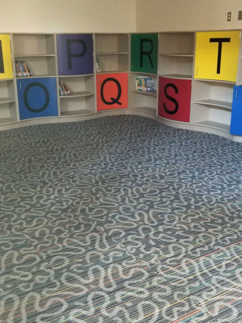 Commercial flooring renovation project completed by GFC