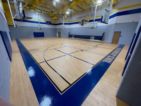 Commercial flooring renovation project completed by GFC