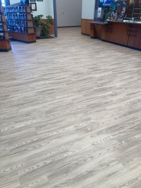 Commercial flooring renovation project completed by GFC