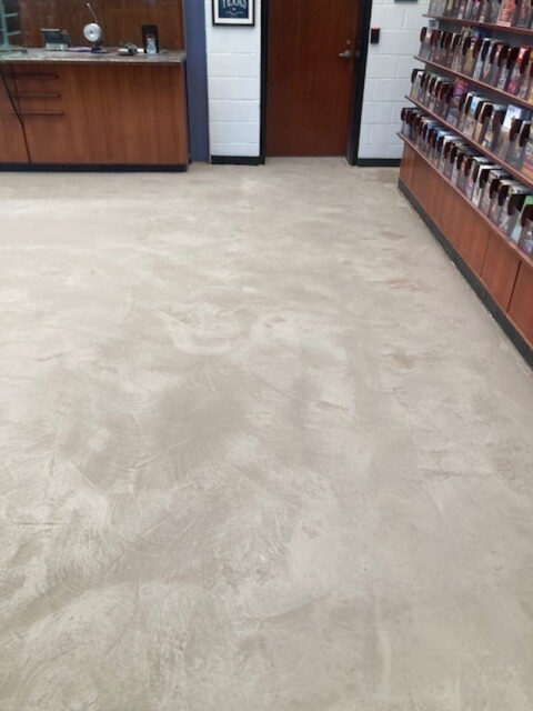 Commercial flooring renovation project in progress by GFC