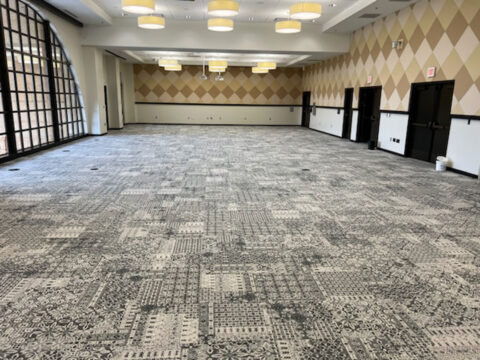 Commercial flooring renovation project completed by GFC