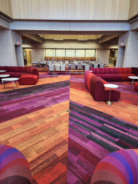 Commercial flooring renovation project completed by GFC