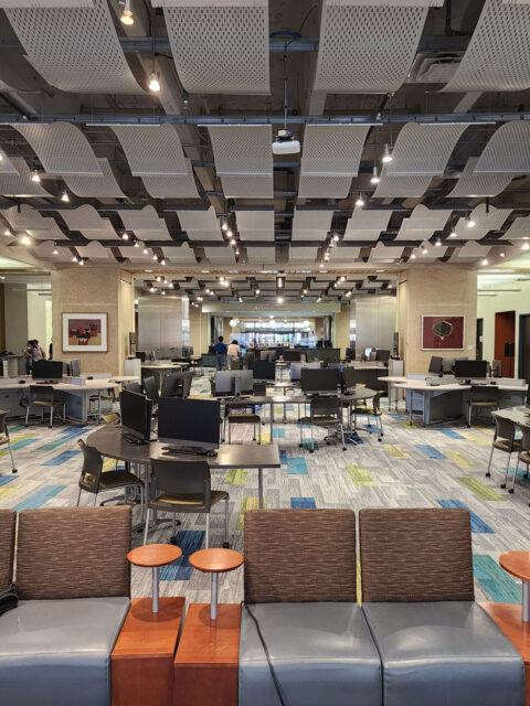 Commercial flooring renovation project completed by GFC